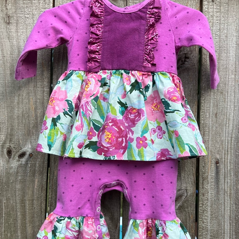Ricrac and Ruffles Romper